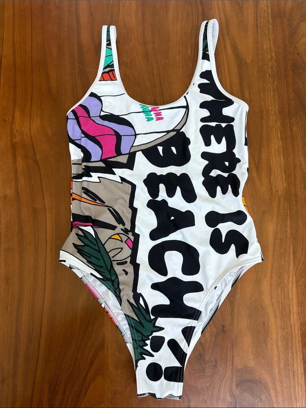 Adidas Collective Memories Bodysuit retro-inspired One Piece Swimsuit Size Large